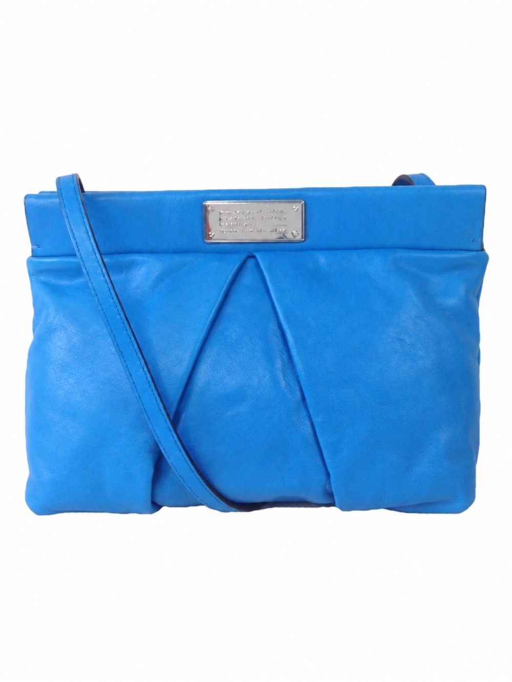 Marc by Marc Jacobs Marchive Percy Blue Leather Crossbody Handbag NWT